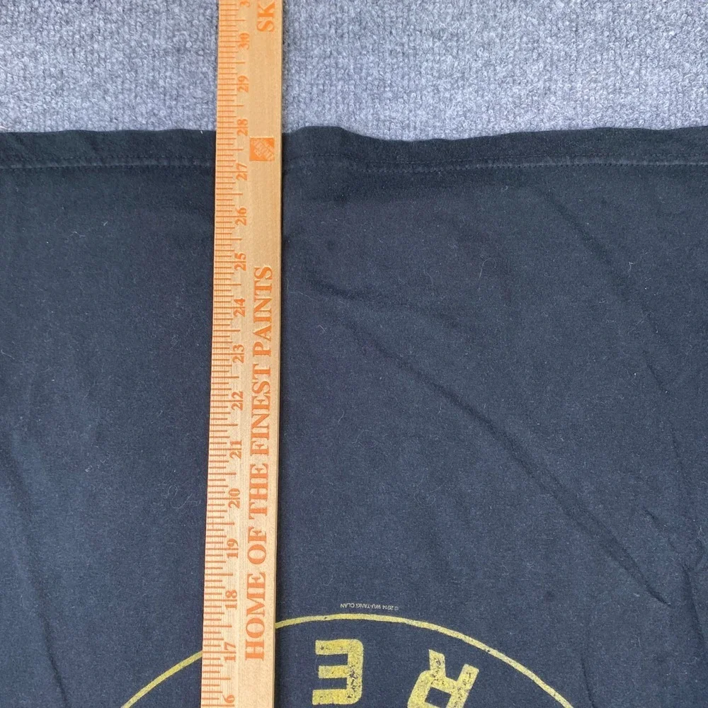 Wu-Tang Clan Forever T-Shirt Mens Large Black Yellow Graphic Hip Hop FEA 2014